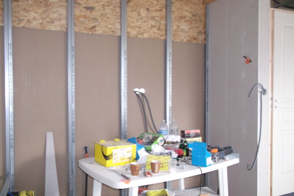 Mise en place des cloisons