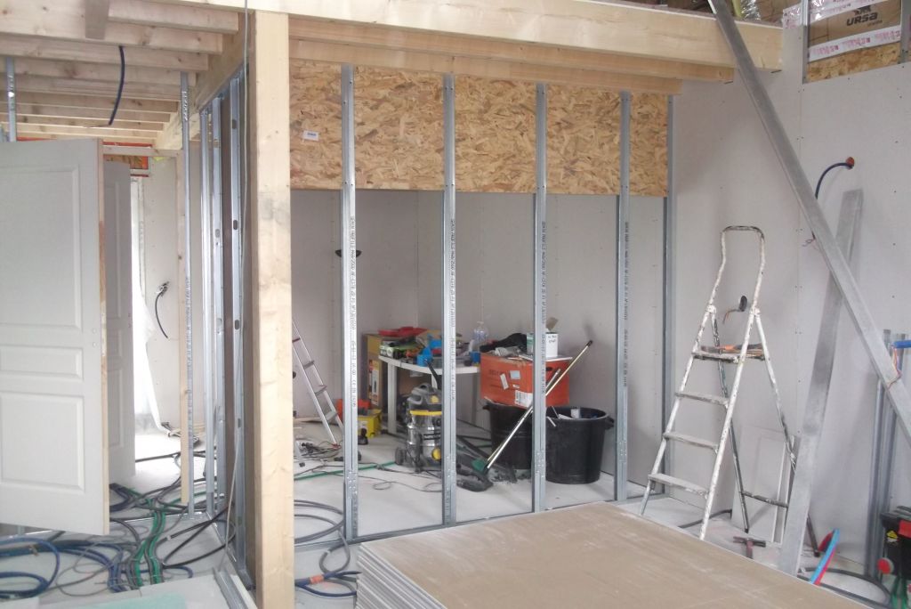 Mise en place des cloisons