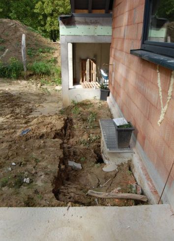 tassement des terres