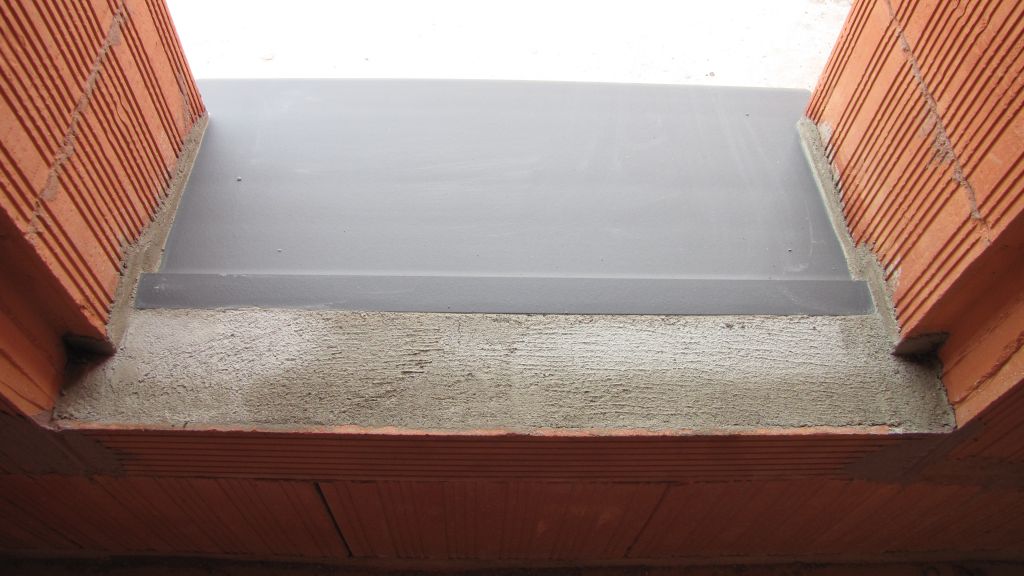 Appui monolithe gris anthracite