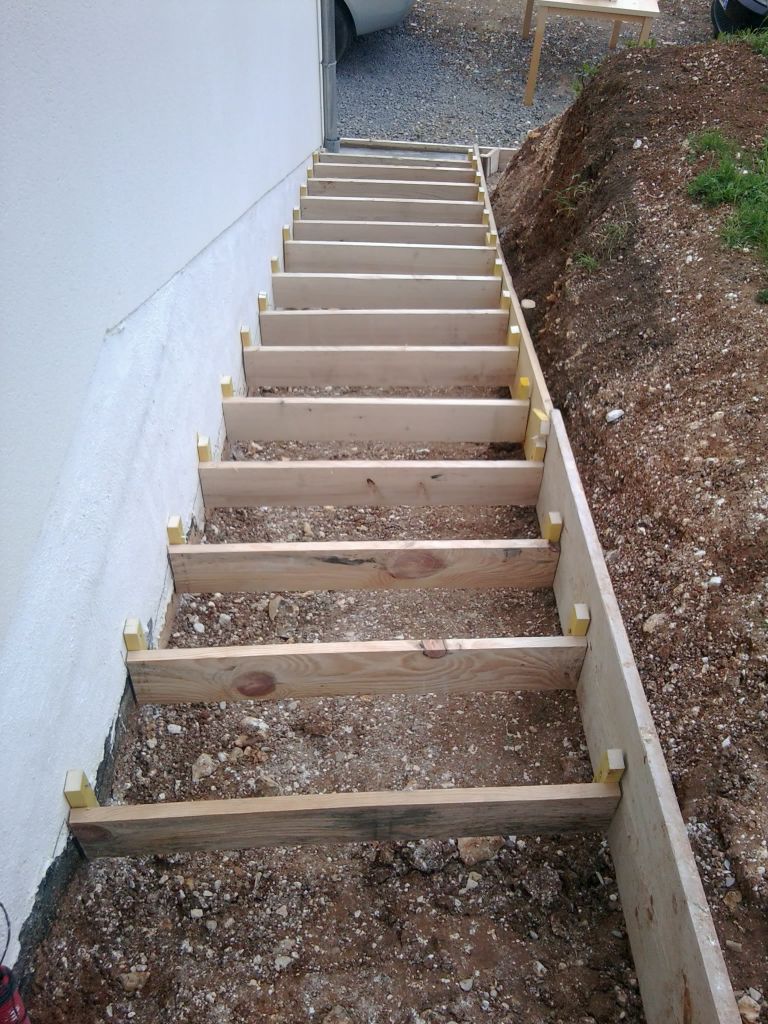 Coffrage escalier ext�rieur