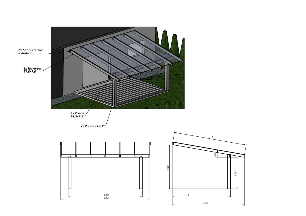 Projet pergola