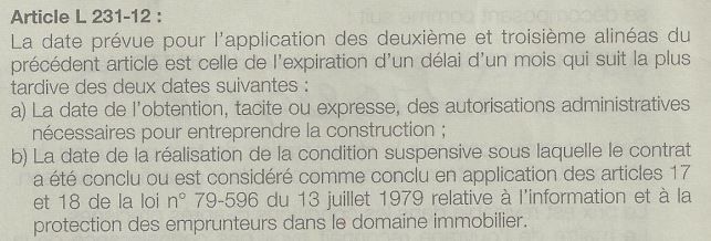 contrat: conditions suspensives