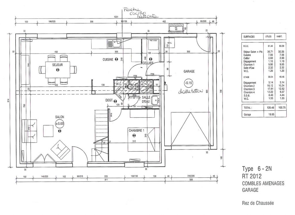 plan maison le masson type 6