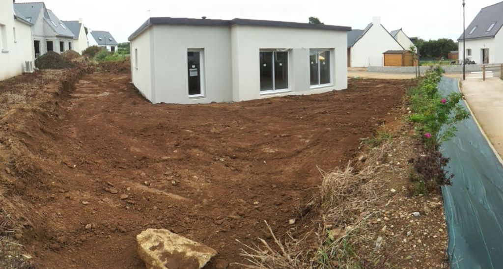 Fin du terrassement
