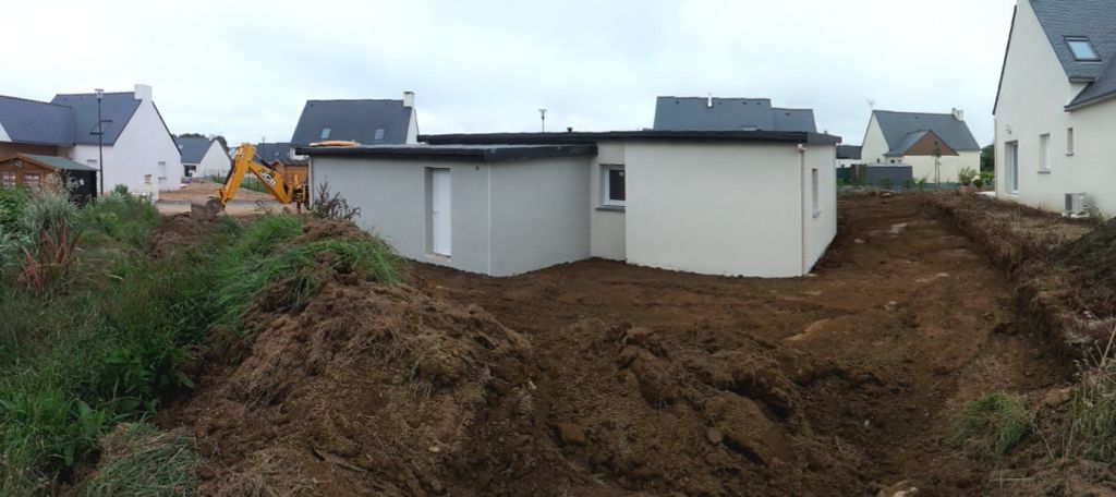 Fin du terrassement