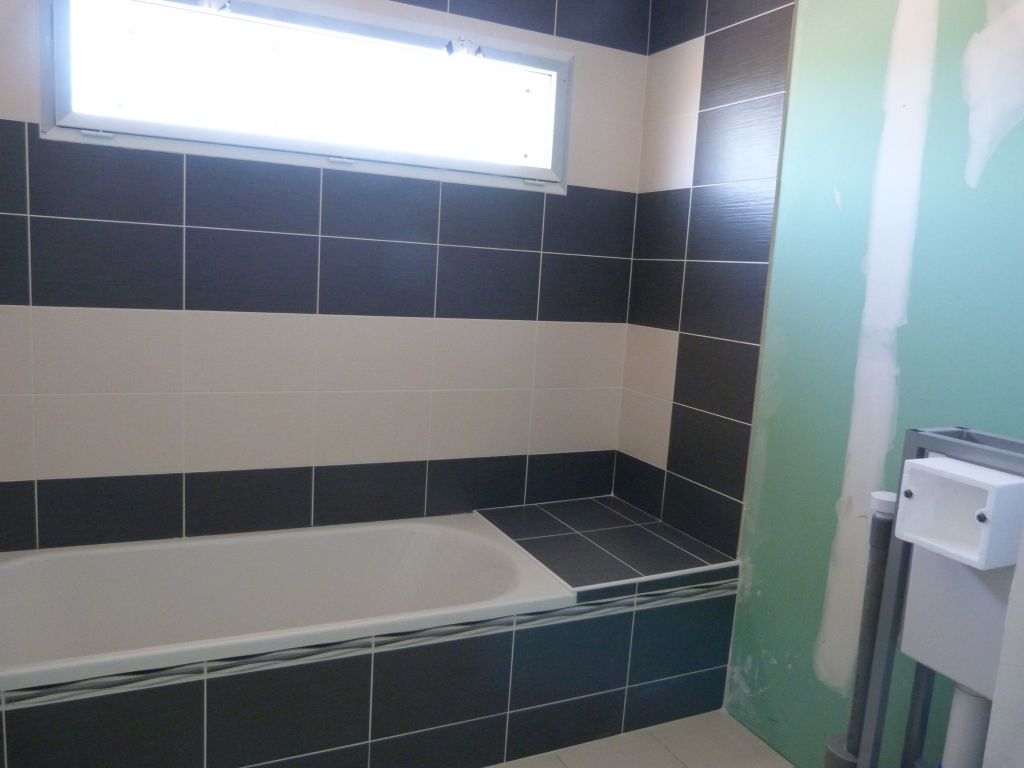 calepinage salle de bain - baignoire