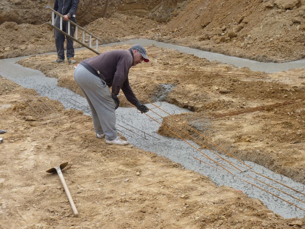 Photo de la ralisation des semelles filantes n6