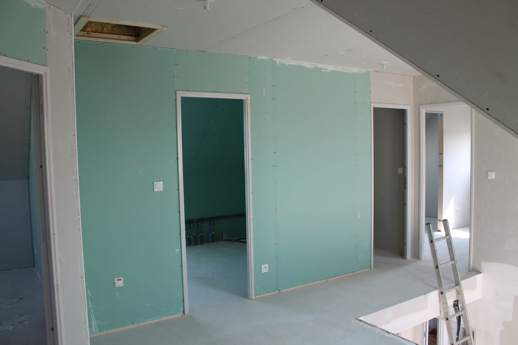 Vue de la mezzanine avec son placo