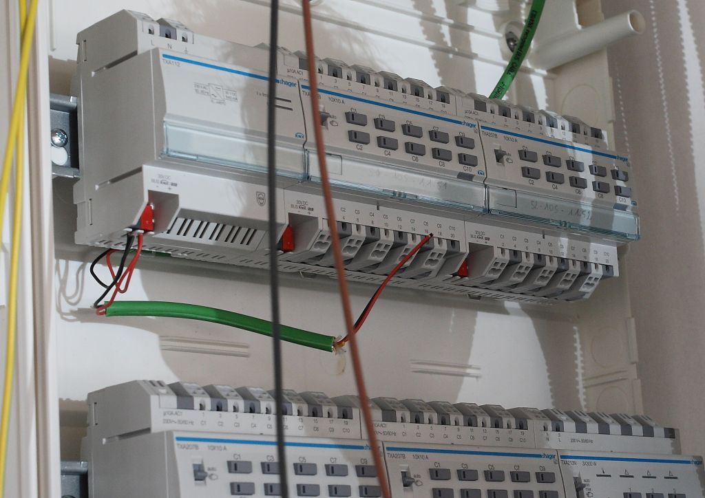 Réalisation du tableau domotique KNX HAGER