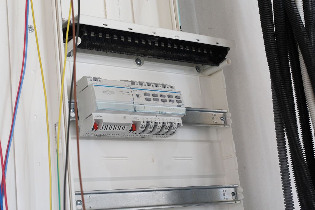 Réalisation du tableau domotique KNX HAGER