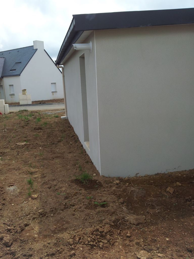 Fuite au niveau d'une gouttière