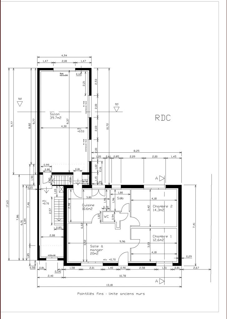 Plan du RDC