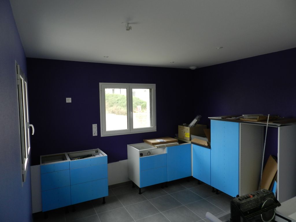 cuisine en cours de montage