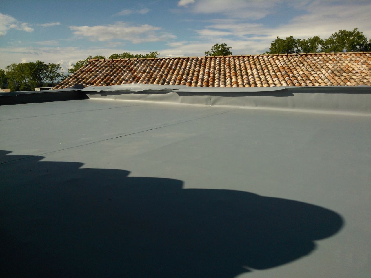 Etanchéité PVC du garage