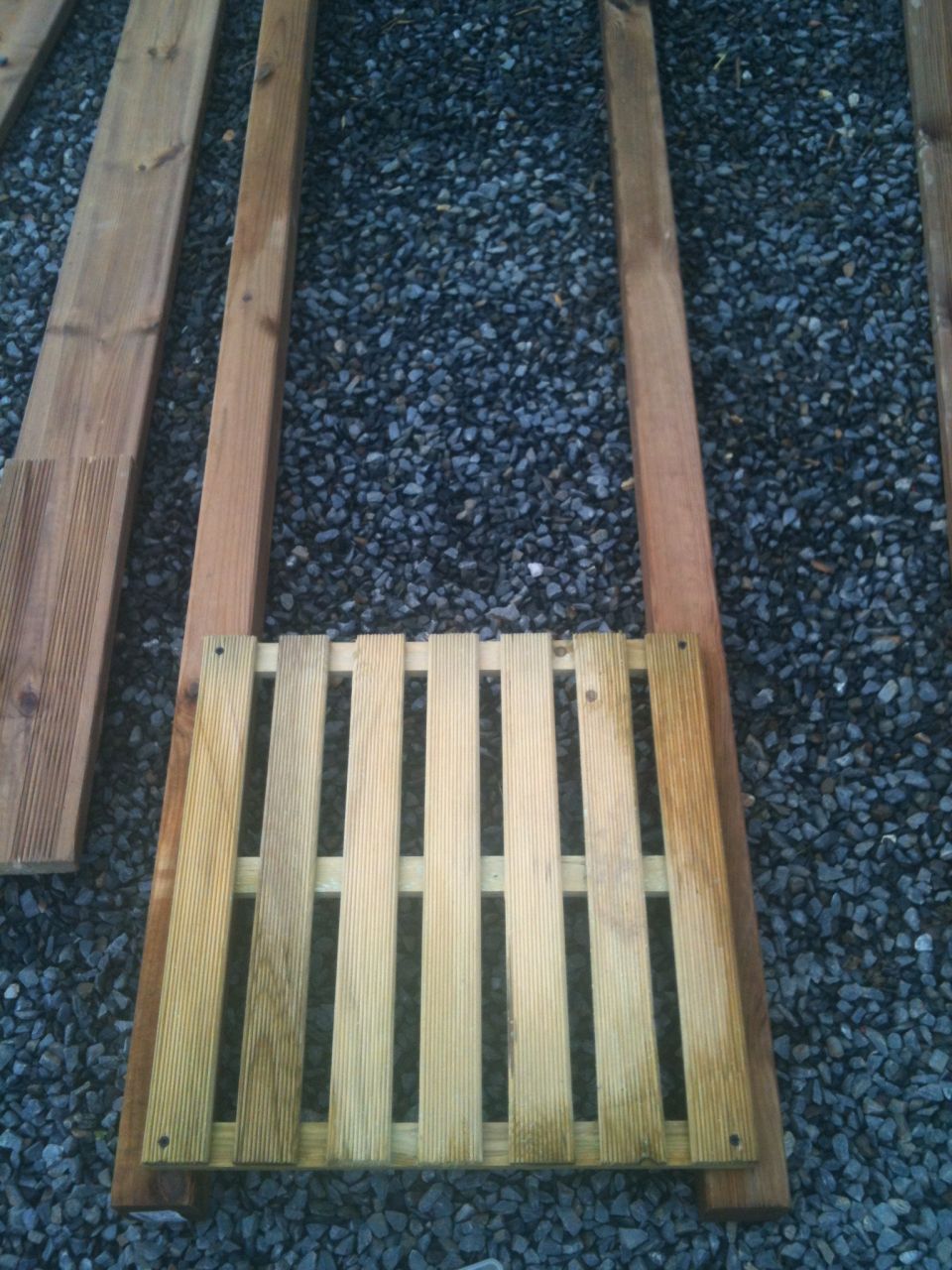 Construction de notre jardini�re de 2m sur 50cm