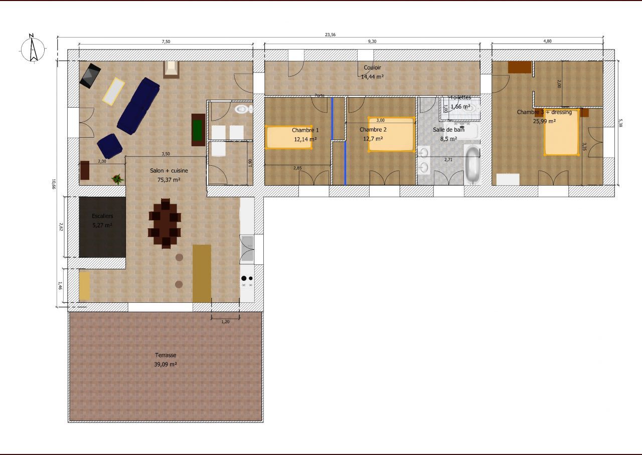 Plan au propre de notre projet de renovation