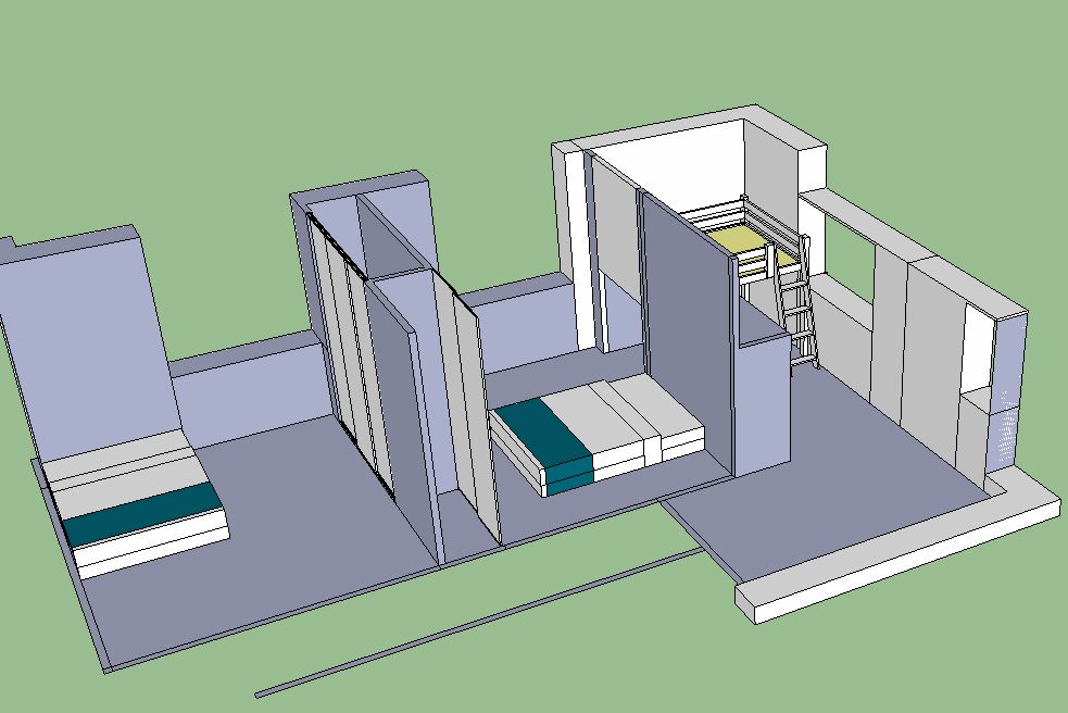 modification cloisons chambre etage