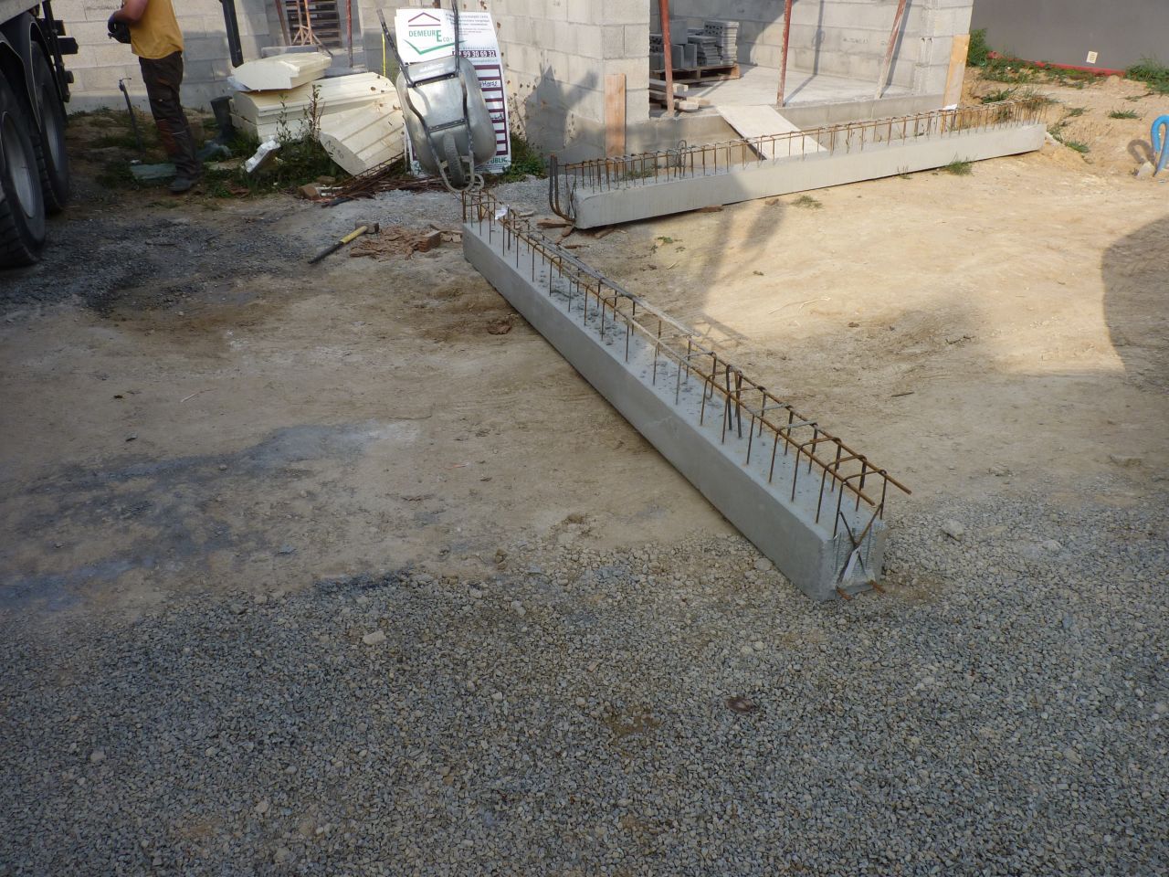 Photo de la ralisation du plancher d'tage n2