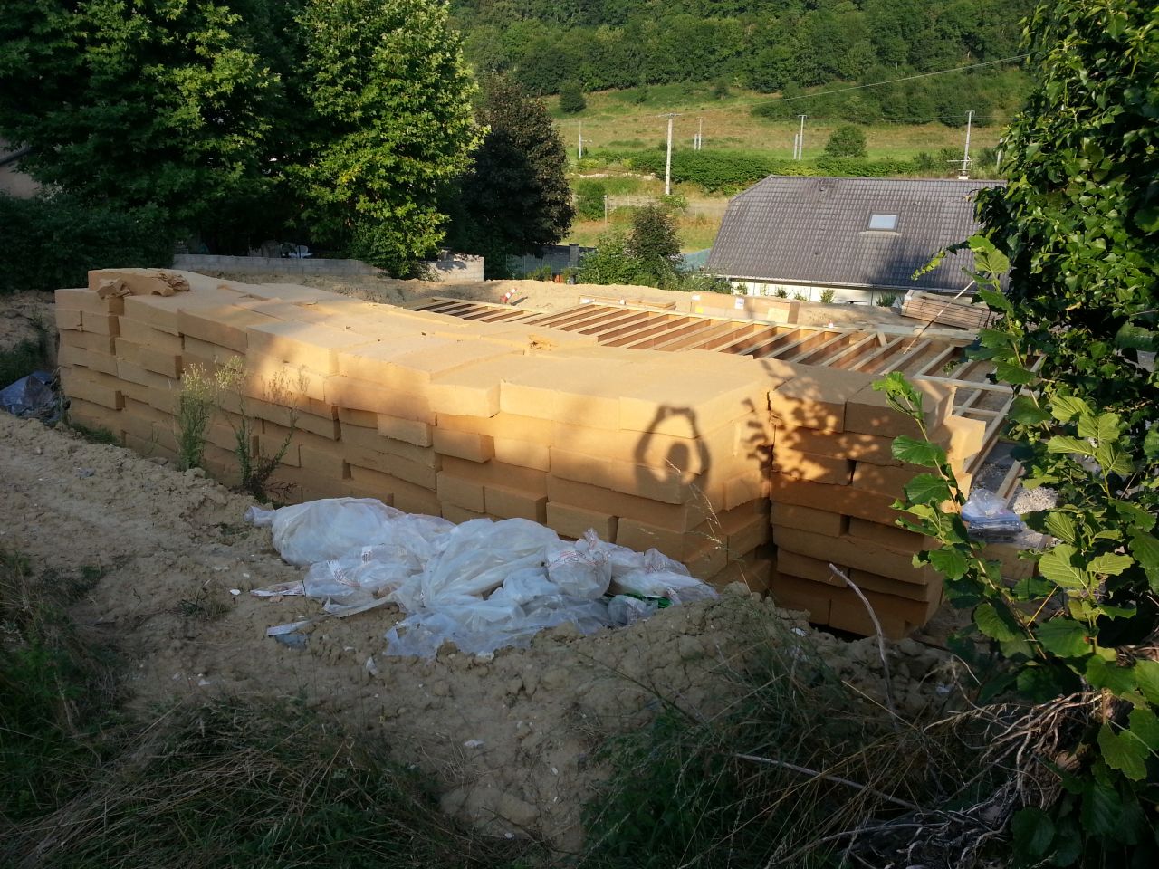Réception de la laine de bois