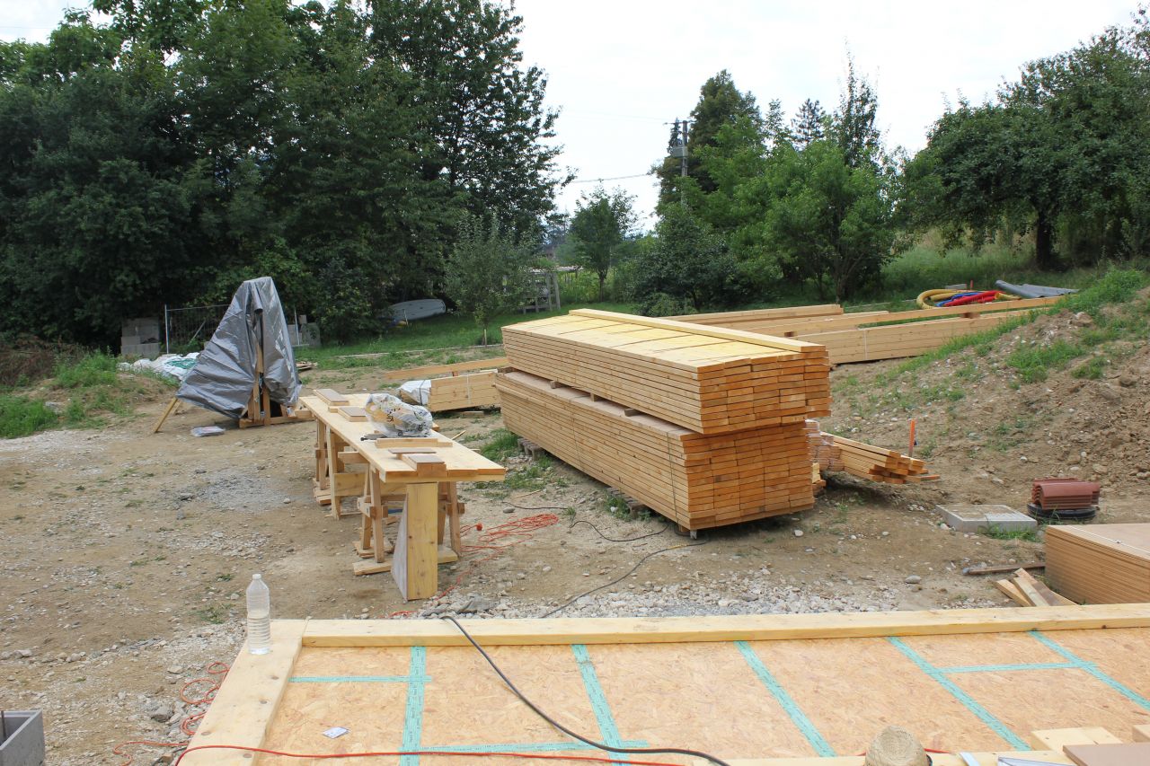 Table de sciage pour la découpe des montants 45x220