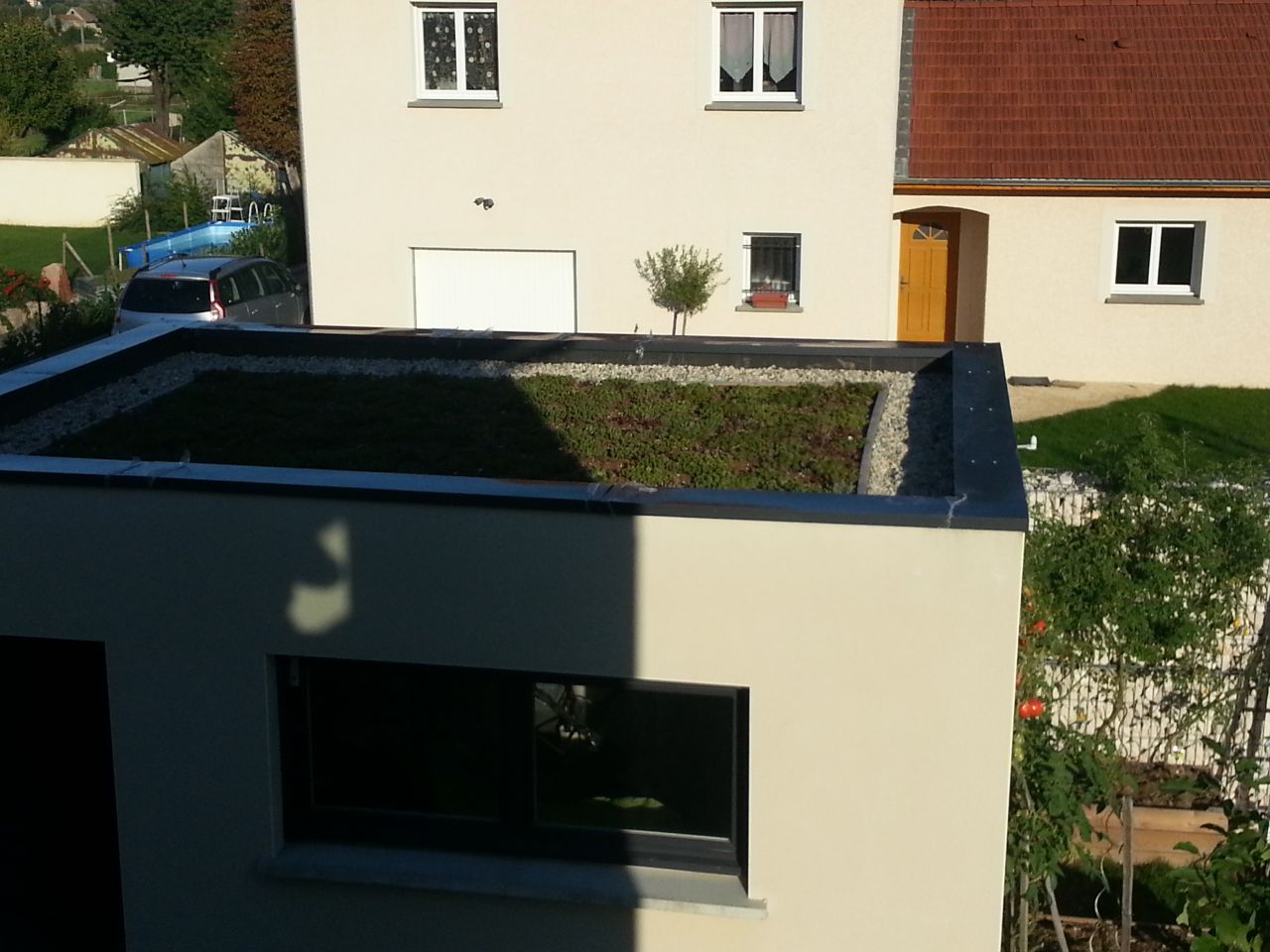 Pose des couvertines Alu RAL 7016
