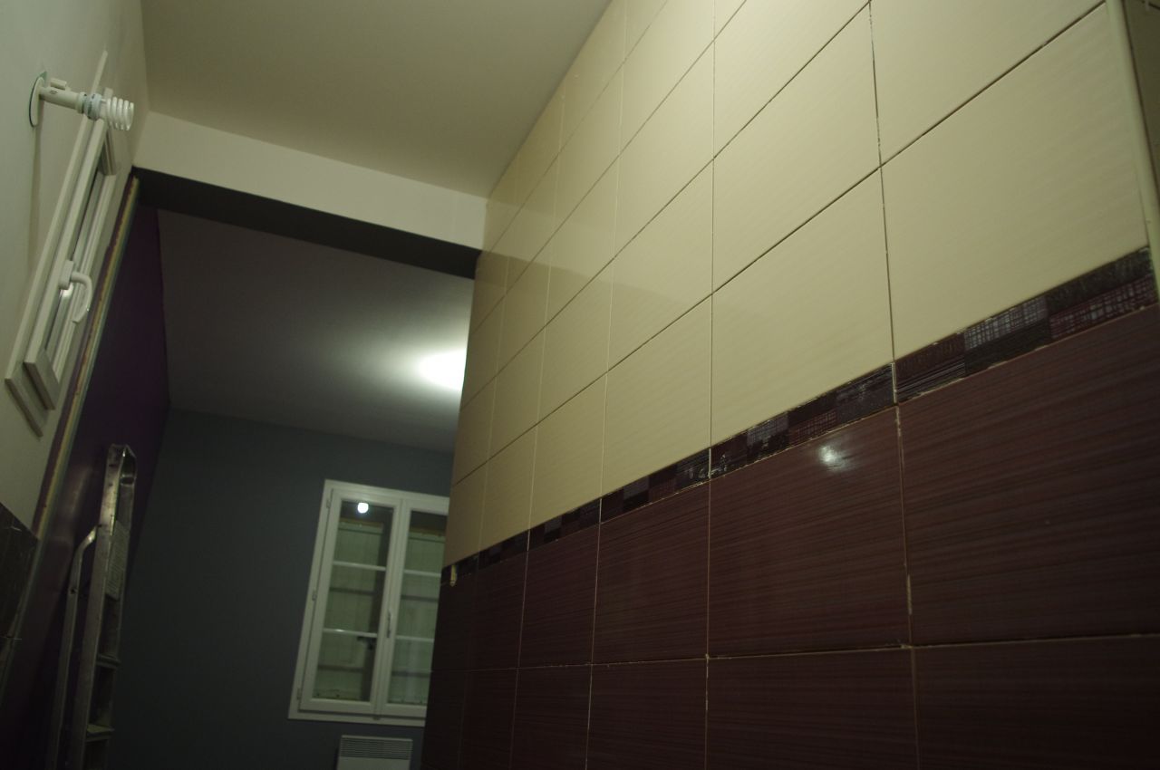 Carrelage de la salle de bain