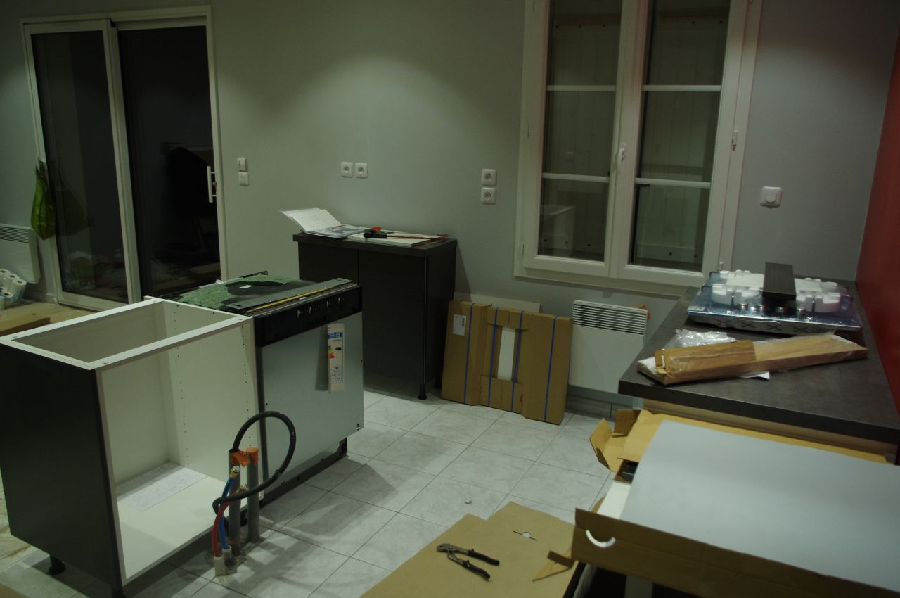 Installation de la cuisine