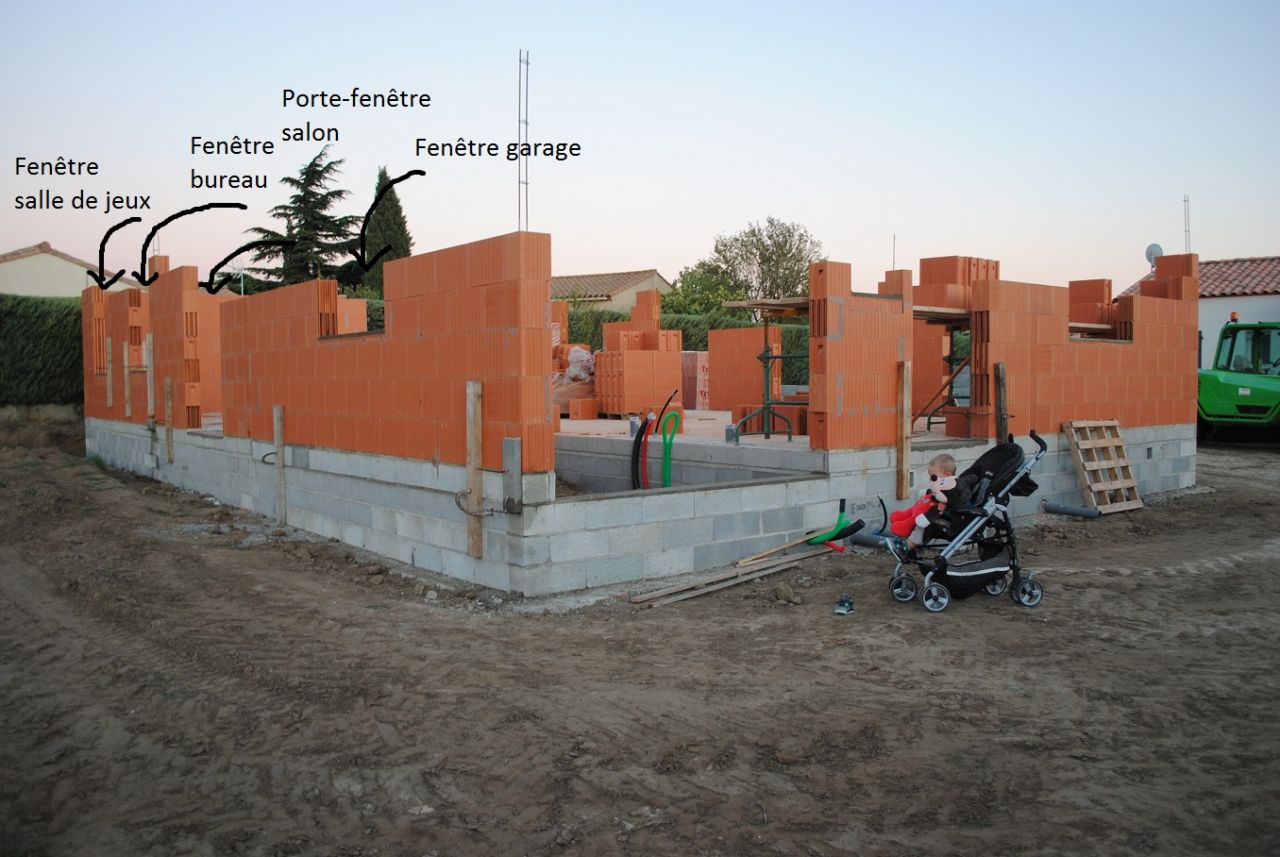 Façades sud et nord-oeust