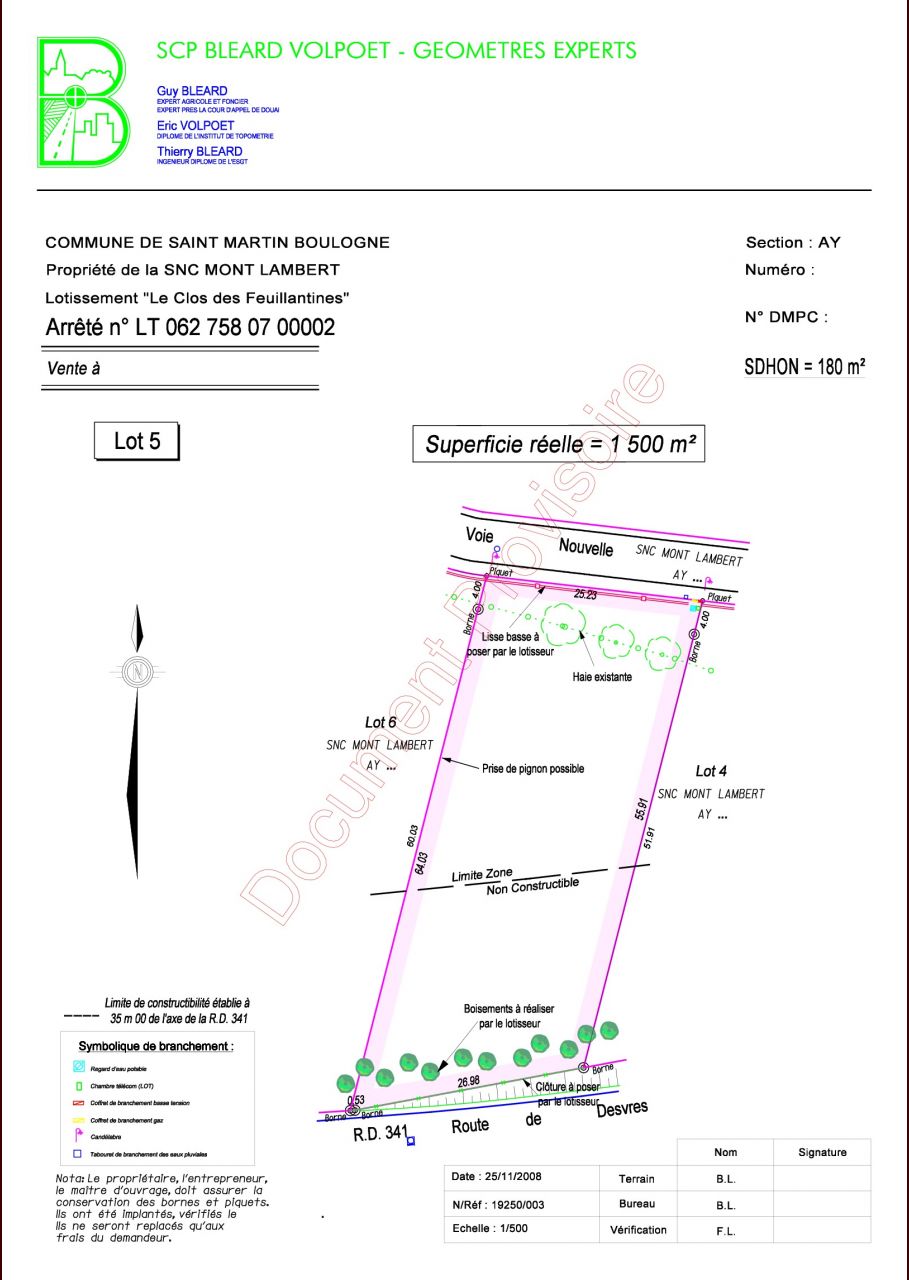 plan terrain