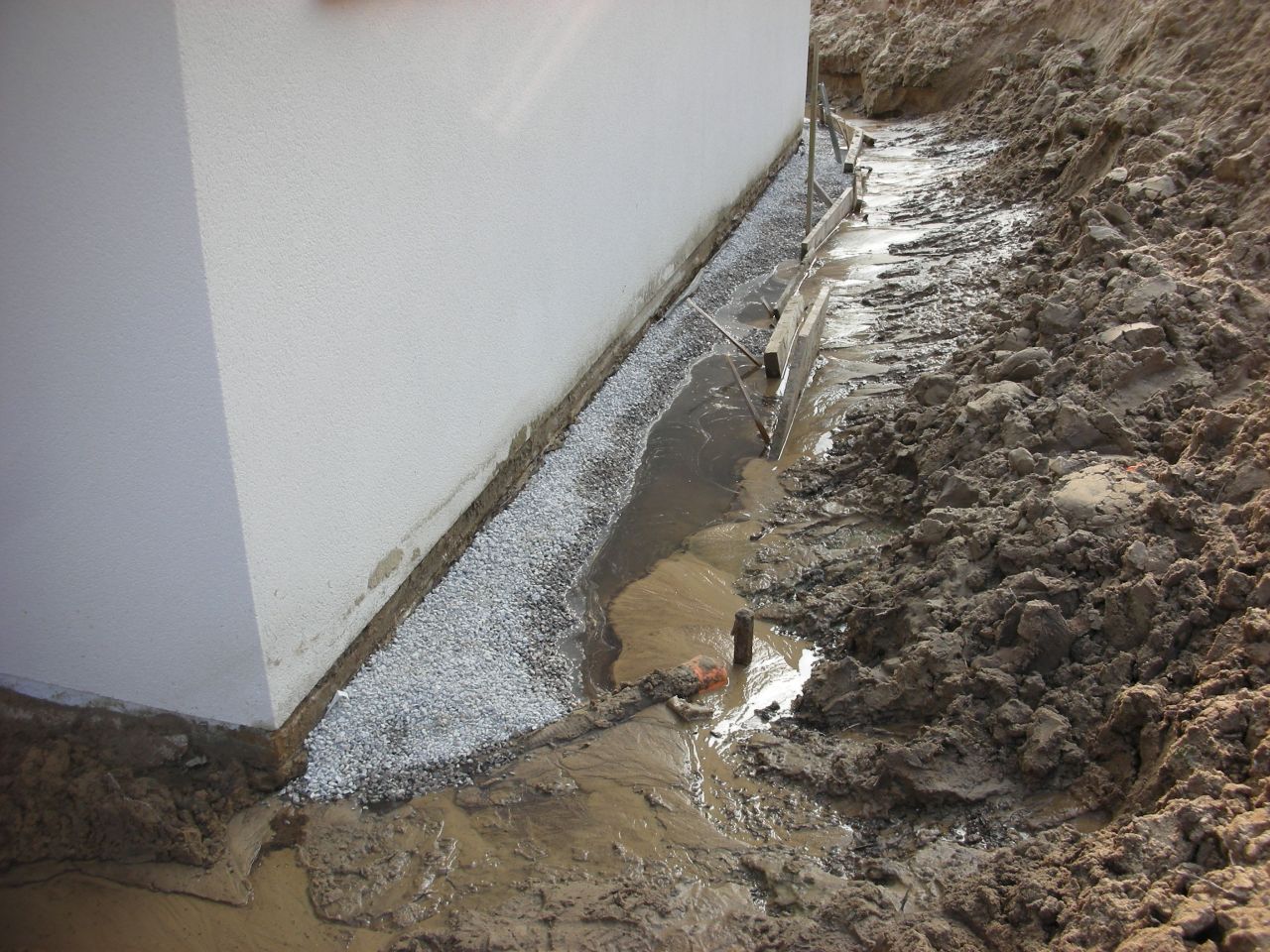 drainage autour de la maison
