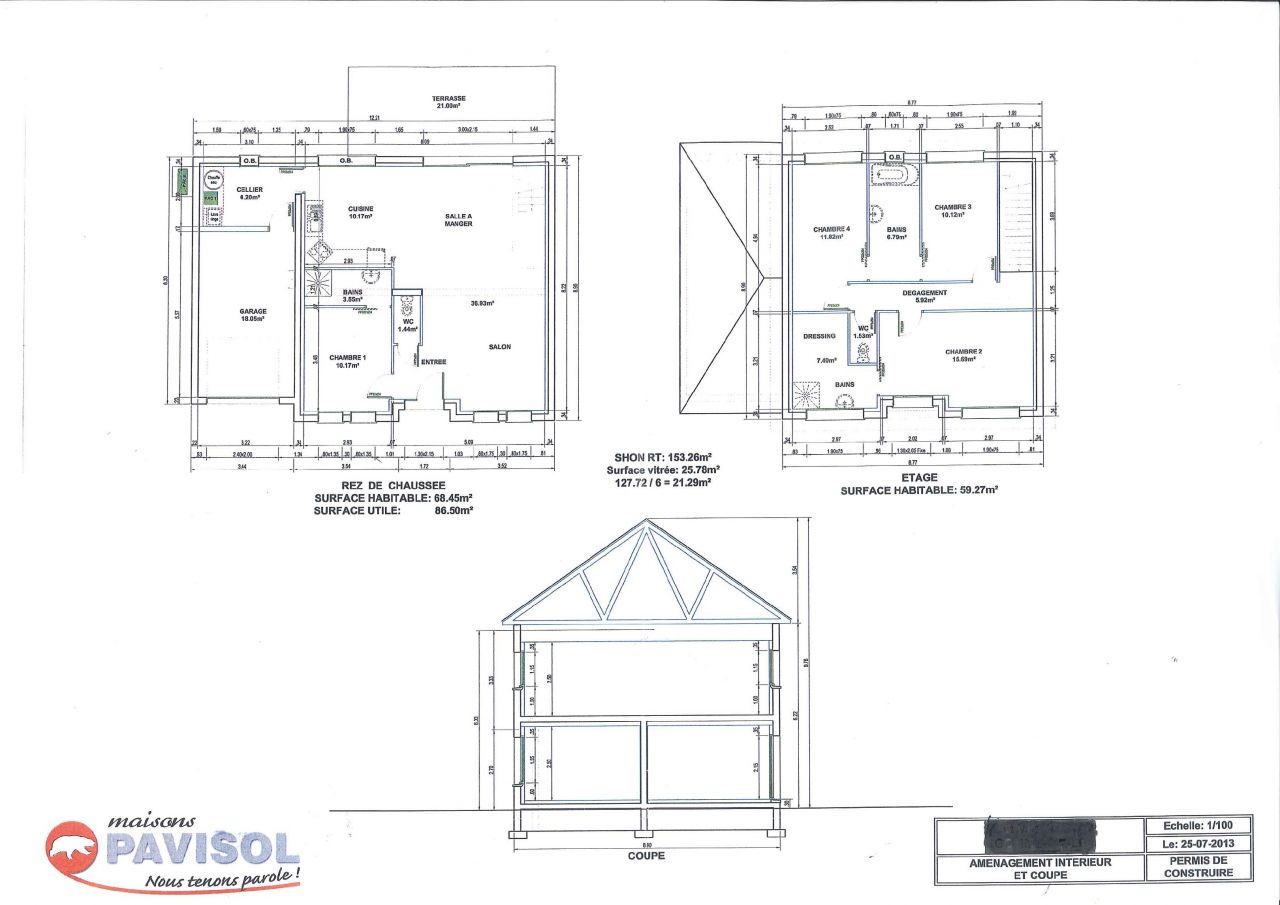 Plan de notre future maison