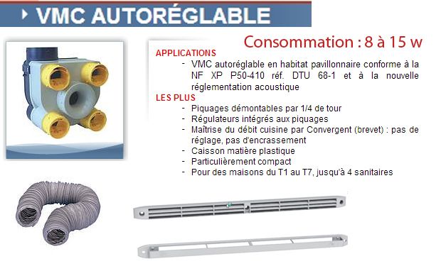 VMC simple flux autorglable