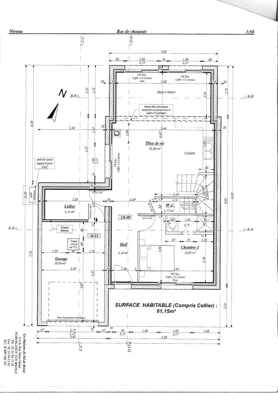 Plan du Rdc