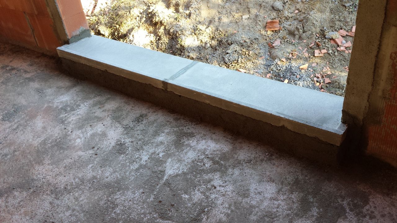 Appuis de baies vitrés béton standard