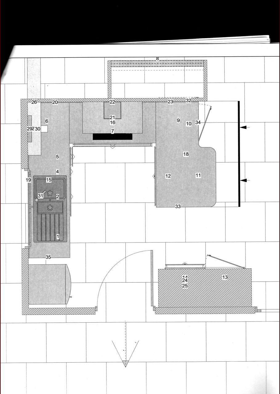 Plan de la cuisine