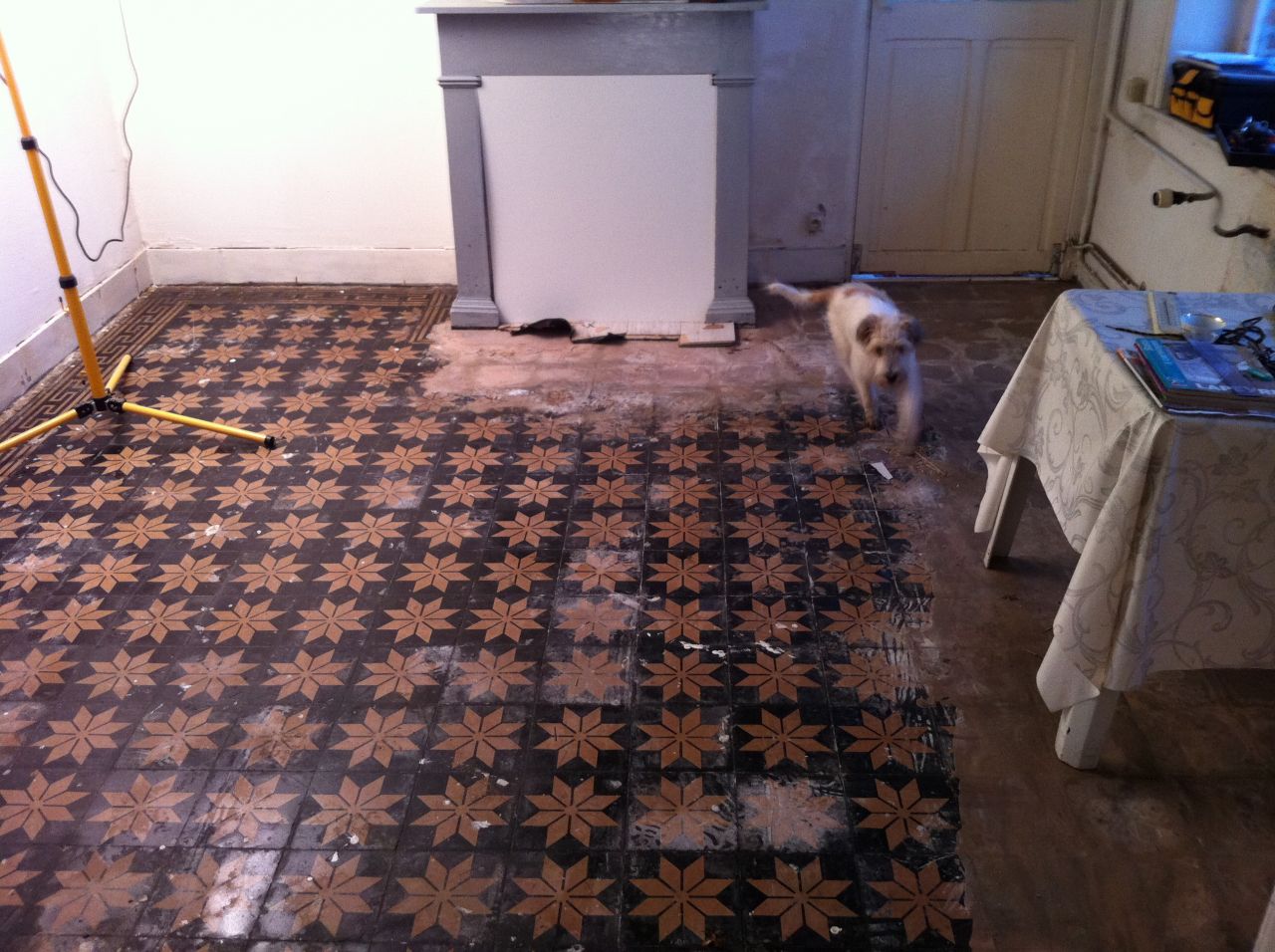 surprise carrelage en bon état