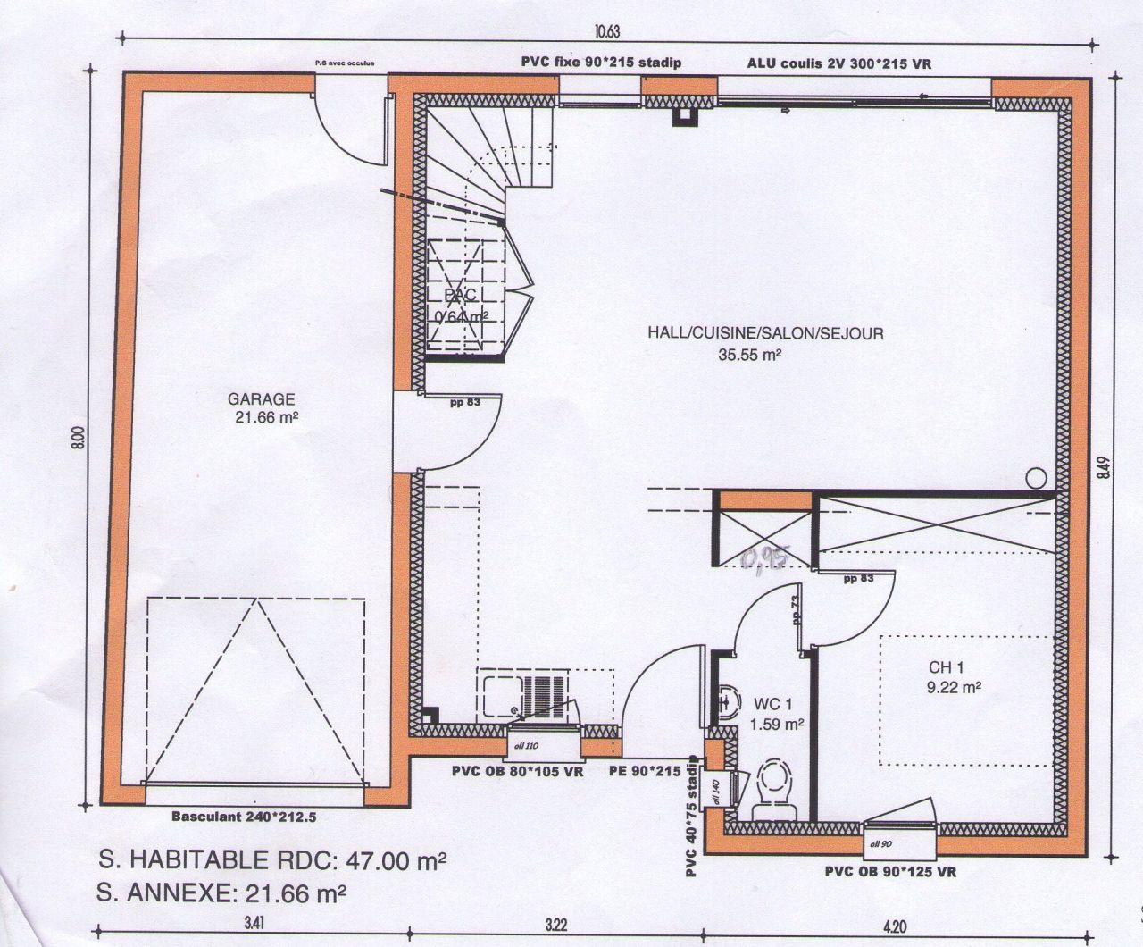 Plan du RDC