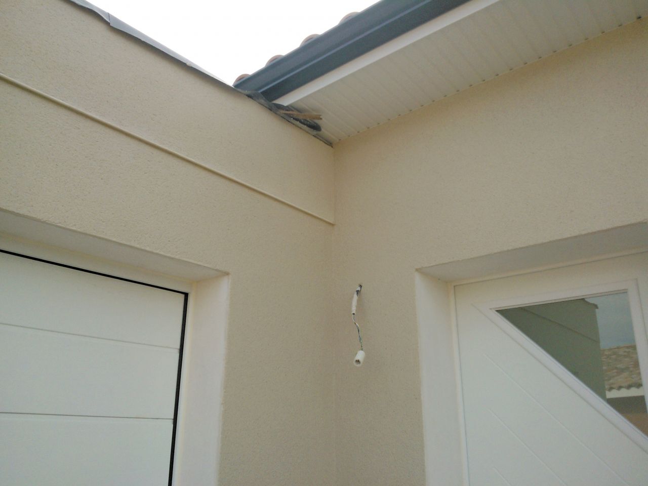 Façade fraichement grattée