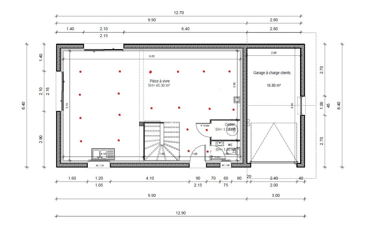 Placement des spots