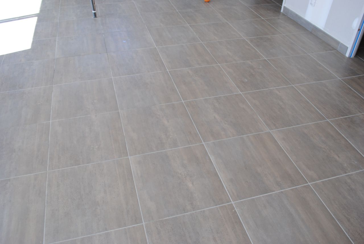 Carrelage séjour nettoyé
