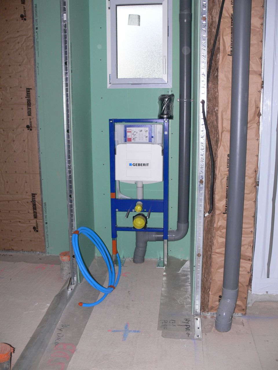 WC suspendus (avec évent).