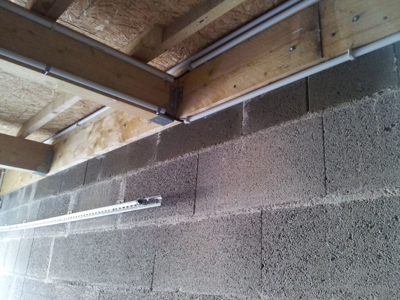 Infiltration d'eau dans le garage
