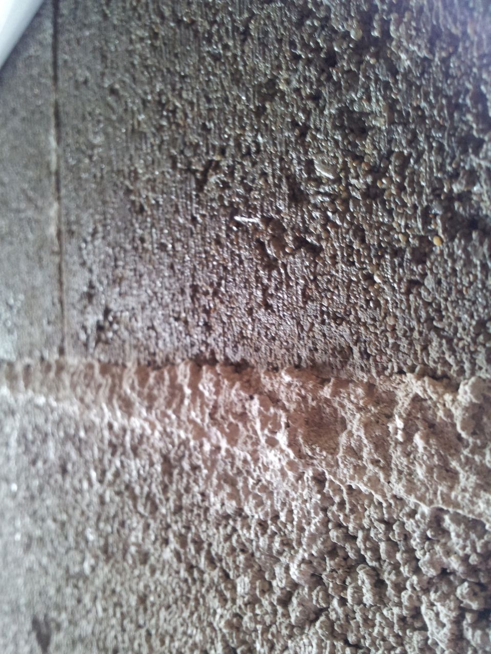 Infiltration d'eau dans le garage
