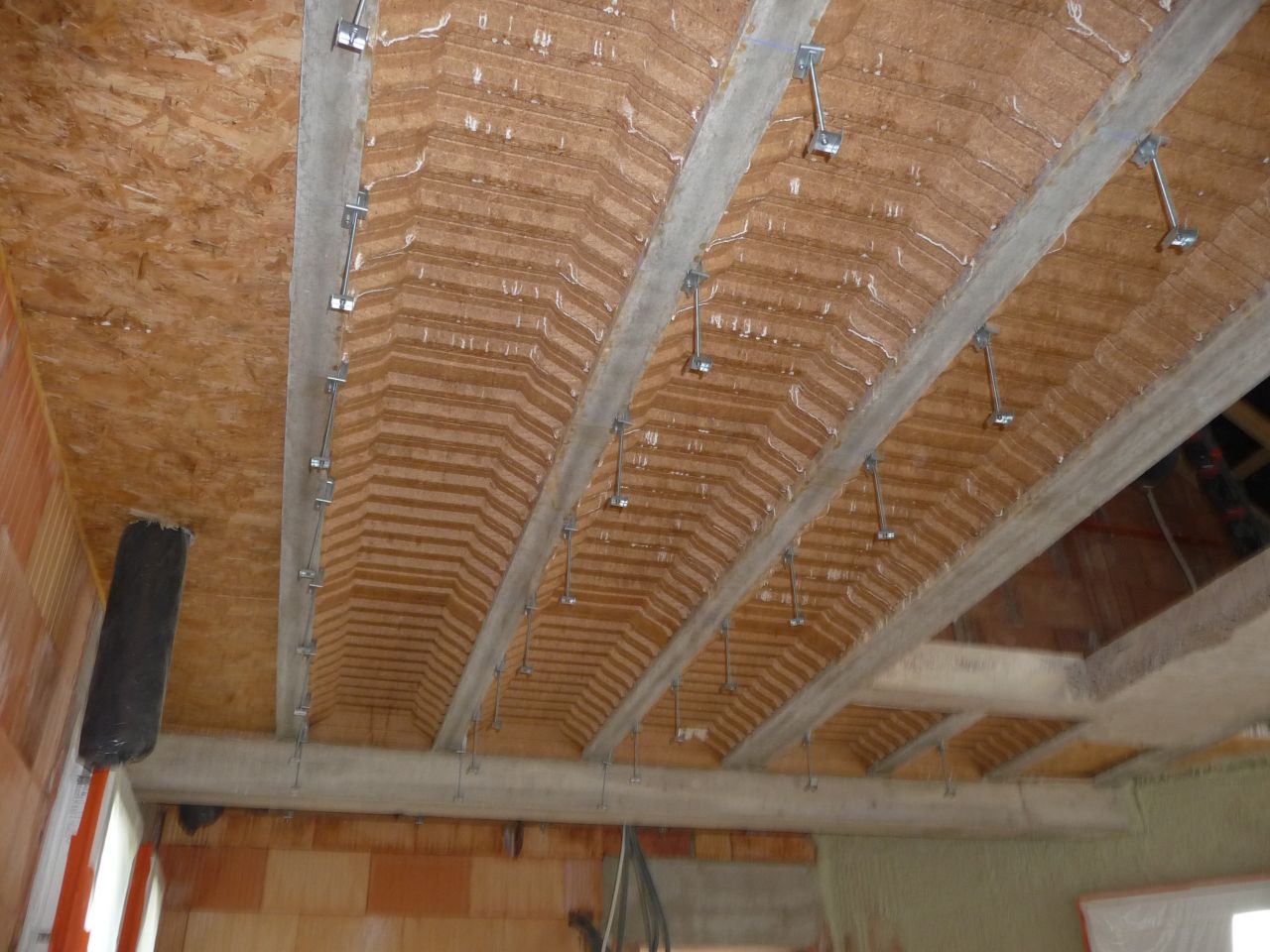 Prparation des supports de plafond type placostyle
