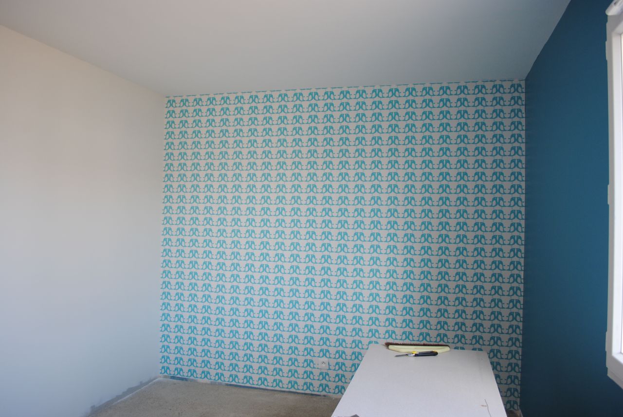 Papier-peint chambre des garçons