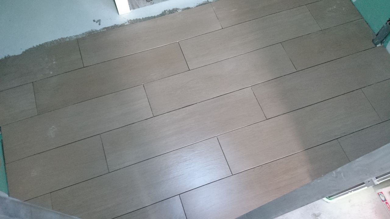 Carrelage de la salle d'eau parentale