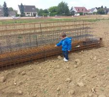 Livraison des armatures Standarm effectuée le 16/05 sur notre terrain.