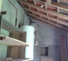 Enlevement du plafond cellier