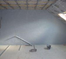 Photo de la projection de l'enduit d'étanchéité à l'air n°5